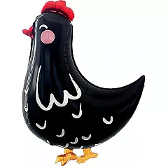 Шар Фигура Курица Черный