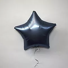 Шар звезда 19 Сатин Steel Blue