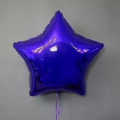 Шар Звезда 32 металлик Фиолетовая